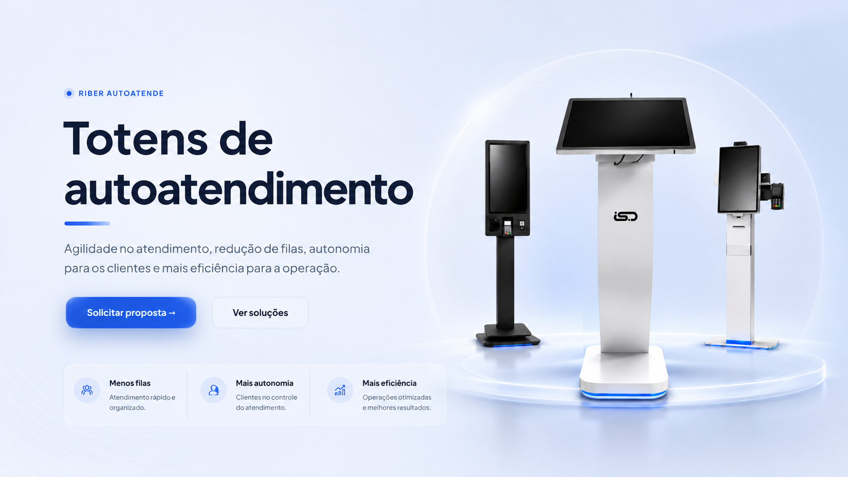 Totens de Autoatendimento Riber Autoatende